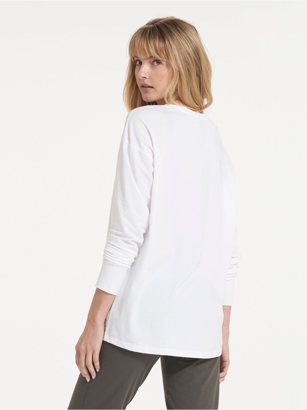 Vuori long sleeve feather tee white size Large NWT $64 - Picture 7 of 11